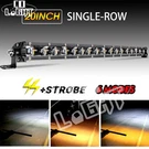 20" Slim Led Light Bar Strobe Amber/white Spot Flood Combo Work Lamp Offroad Ute. Fixed Price $39.29.