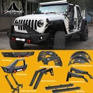 For 2018-2025 Jeep Wrangler Jlu, Wolfstorm Front Rear Bumper Fenders Flares. Fixed Price $129.99.