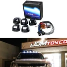 (5) White Led Black Smoked Cab Roof Marker Lights W/ Remote Strobe Flash Module. Fixed Price $50.09.