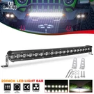 20 Inch Curved Led Work Light Bar Combo Spot Flood Truck Suv Atv Offroad Driving. Fixed Price $64.06.