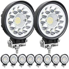 San Young Round Led Off Road Lights, 12V 24V 4.5 Inches, 10. Fixed Price $93.33.