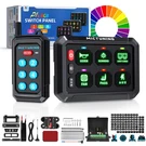 Mictuning 6 Gang Switch Panel W/wireless Remote Control Toggle Momentary. Fixed Price $105.90.