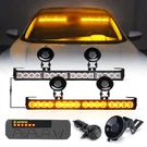 2X 17" Led Strobe Light Bar Interior Windshield Emergency Hazard Warning Amber. Fixed Price $58.66.