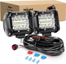 Nilight Led Bar Flood Spot Combo Work Pods 2PCS 60W 4 Inch. Fixed Price $34.75.