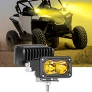 2X 3" Amber Cube Led Work Lights Pods For Polaris Rzr 900 1000XP Turbo Northstar. Fixed Price $34.89.