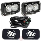 Baja Designs S2 Sport Led Lights Clear Driving/combo Pair W/rock Guards, Wiring. Fixed Price $252.85.