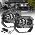 Braveway 4 Inch 80W Led Pod Offroad Driving Light 9600LM Super Bright With Ha.... Fixed Price $123.40.