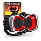 Novsight 4.5 Inch Led Pod Offroad Brake Back Up Reverse Light Combo With Red Drl. Fixed Price $139.99.