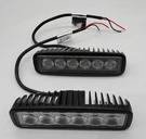 Nilight Led Bar 2PCS 18W 6INCH Flood Pods Offroad Fog Waterproof. Fixed Price $17.99.